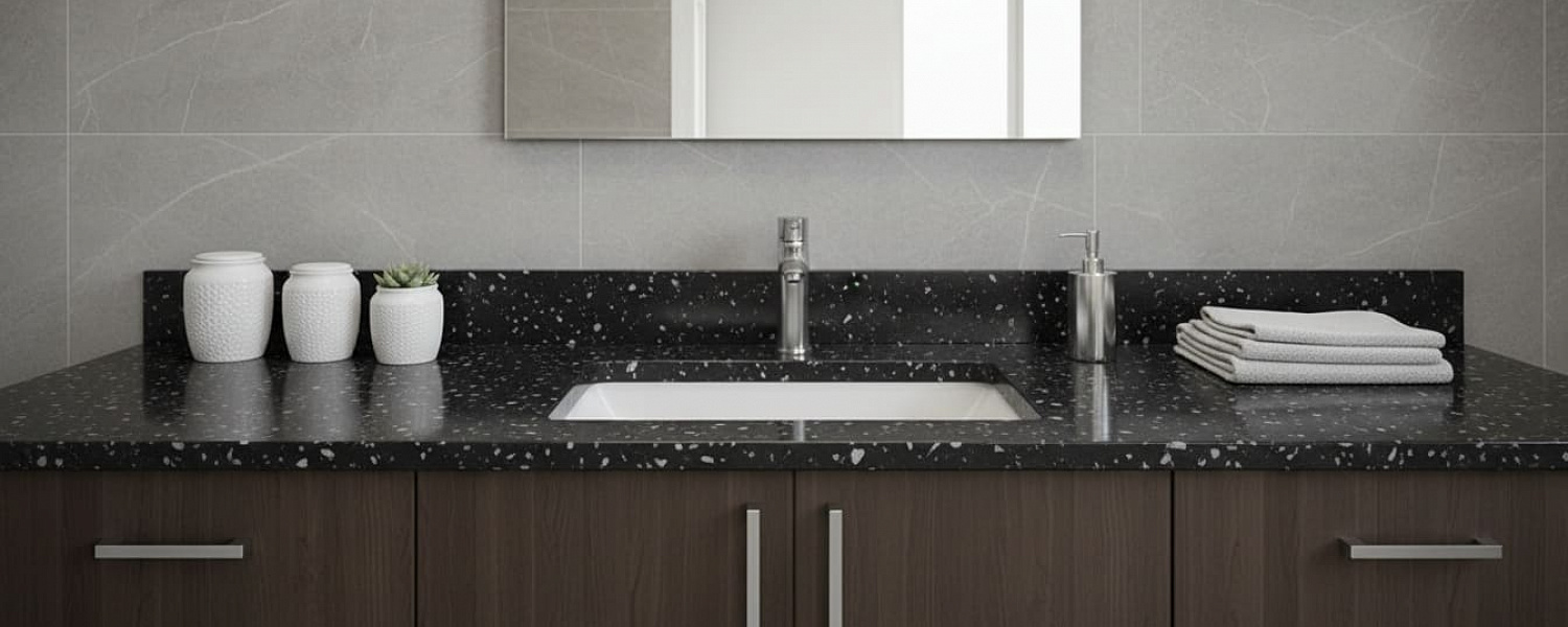 Столешница Staron Pebble Ebony