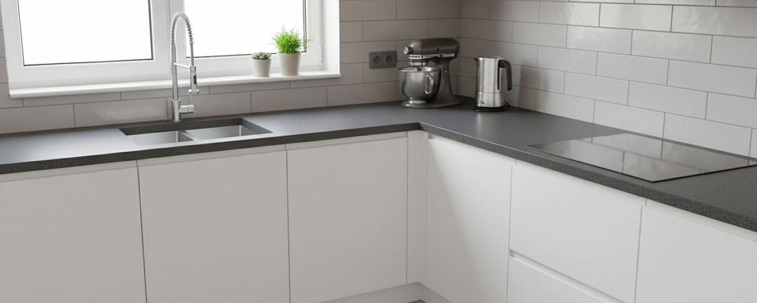 Столешница Staron Metallic Sleeksilver